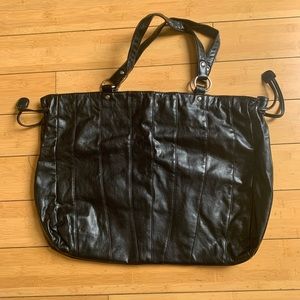 Vegan Leather Tote Bag